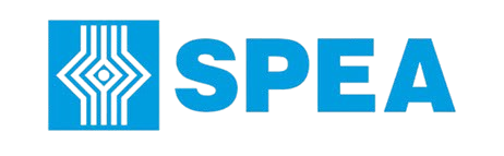 SPEA logo. A symbol of innovation and quality in automatic test equipment for Semiconductor ICs, MEMS, electronic boards, and modules since 1976.