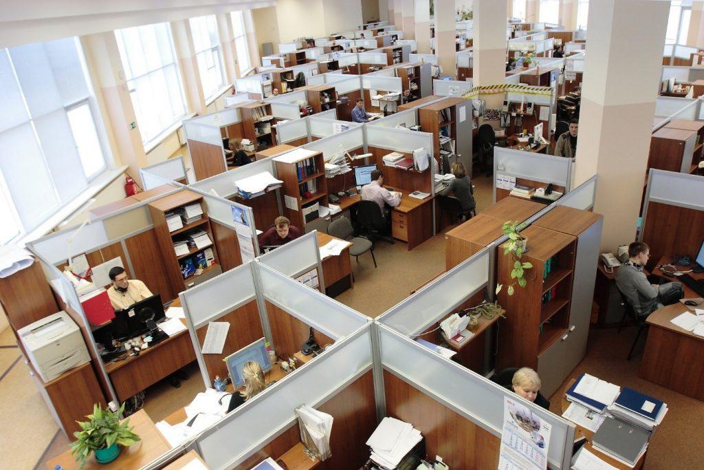 Workstations setup as part of office fit out project in the Philippines