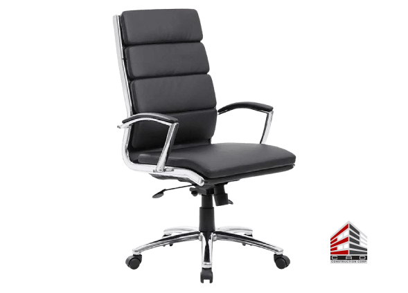 Ergonomic conference chair used in a meeting room