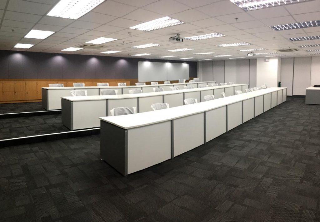 Completed office fit out by a general contractor in the Philippines