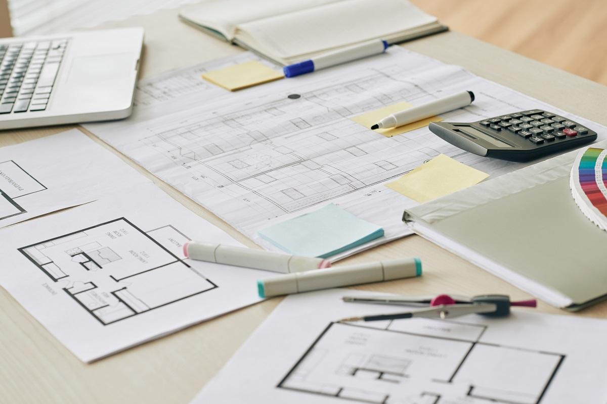Modern BPO office layout fit-out services