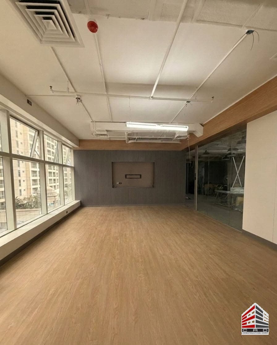 88 Corporate Center office fit-out project Makati by Elcad Construction
