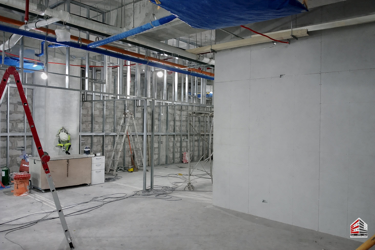 Reception area design for Suez office fit‑out Manila